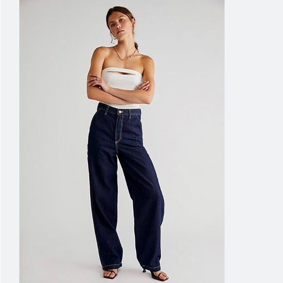 Wide Leg Wrangler Carpenter Jeans - Picture 4 of 4